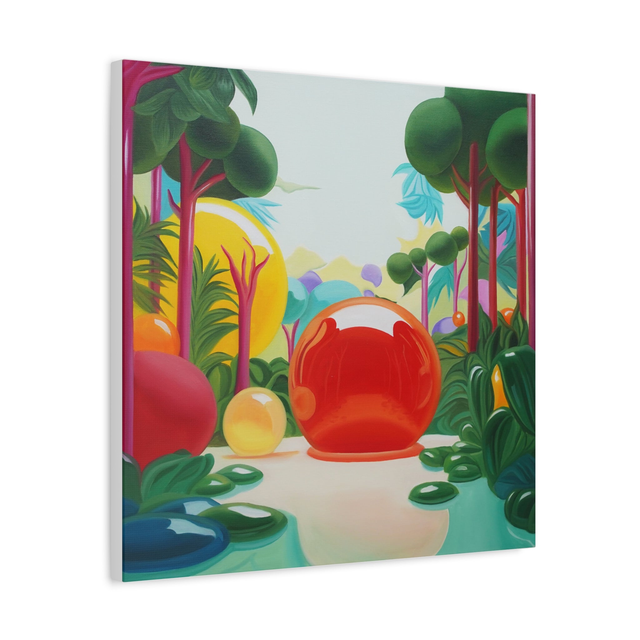 Secret Garden 3 -  Contemporary Abstract Canvas Print  Young Asian Artist