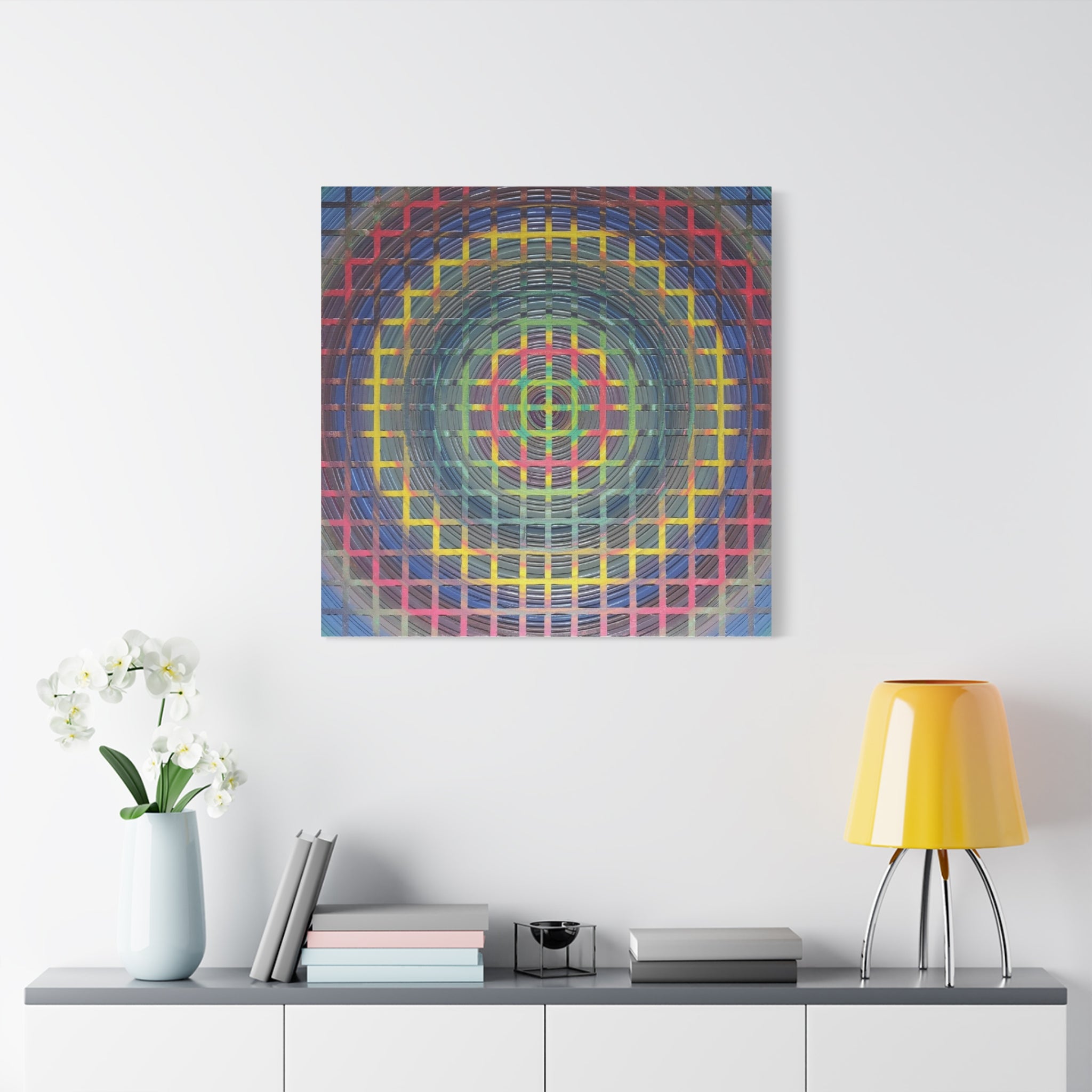 YU - 061922 - Abstract Wall Art by Asian Artist Contemporary Home Decor Print-Neutral Modern Art for Living Room or Bedroom