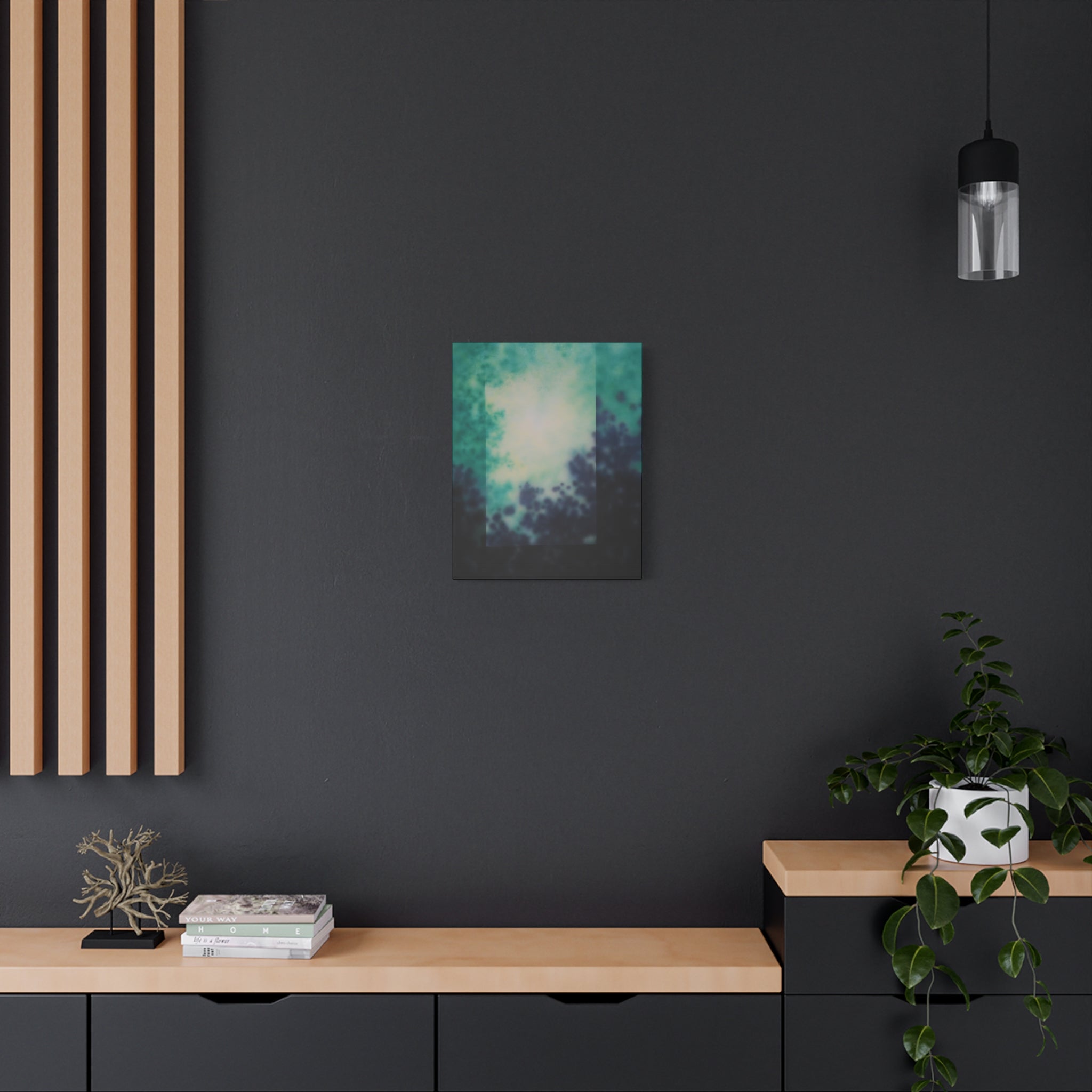 Shadow of a Tree -  Chinese  Contemporary abstract artist - Canvas Print - Gift for new year