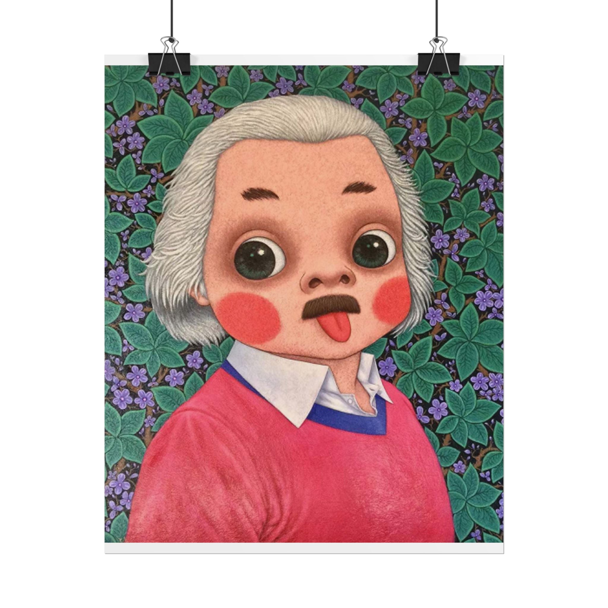 Einstein Art Poster,  Thailand Contemporary artist - Canvas Print
