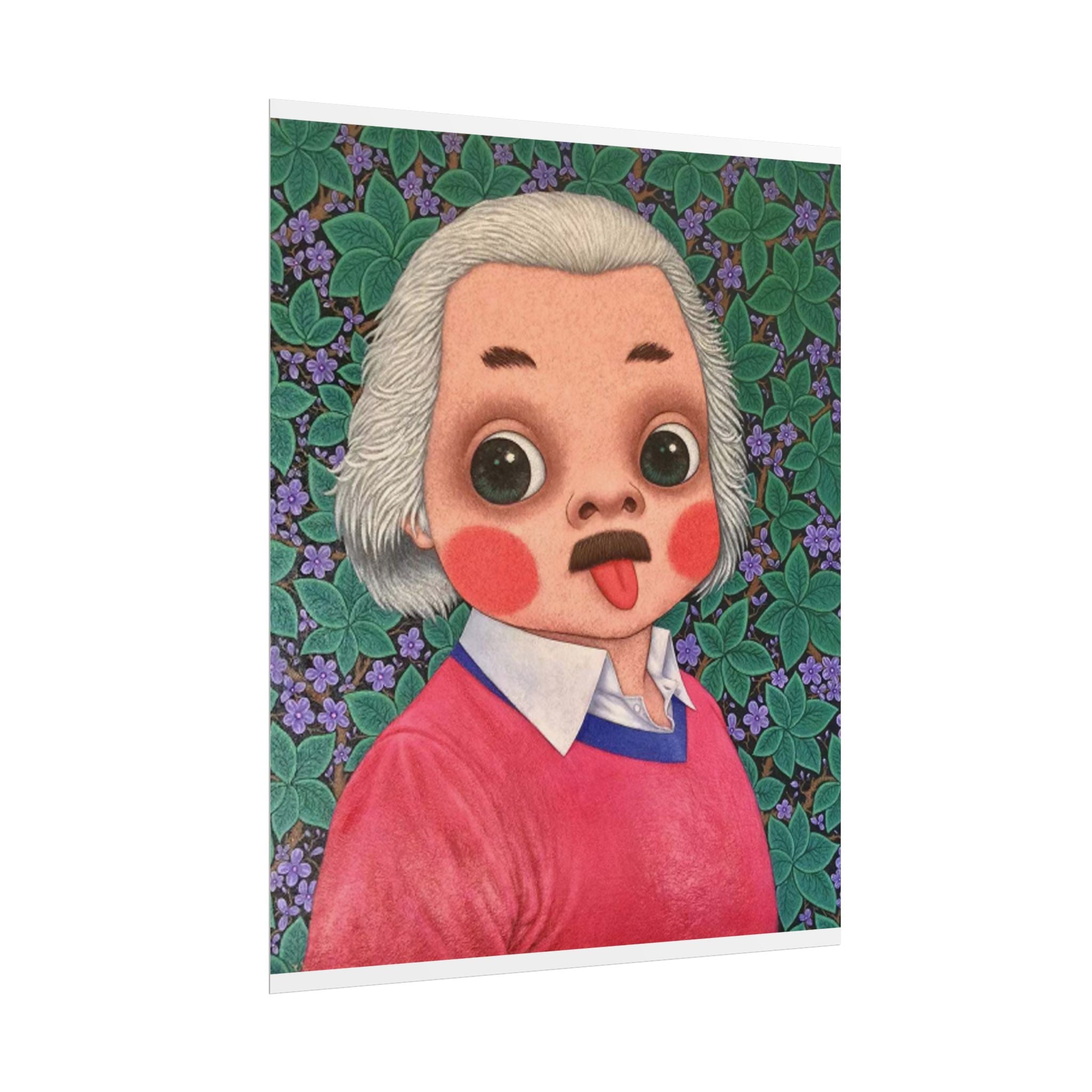 Einstein Art Poster,  Thailand Contemporary artist - Canvas Print