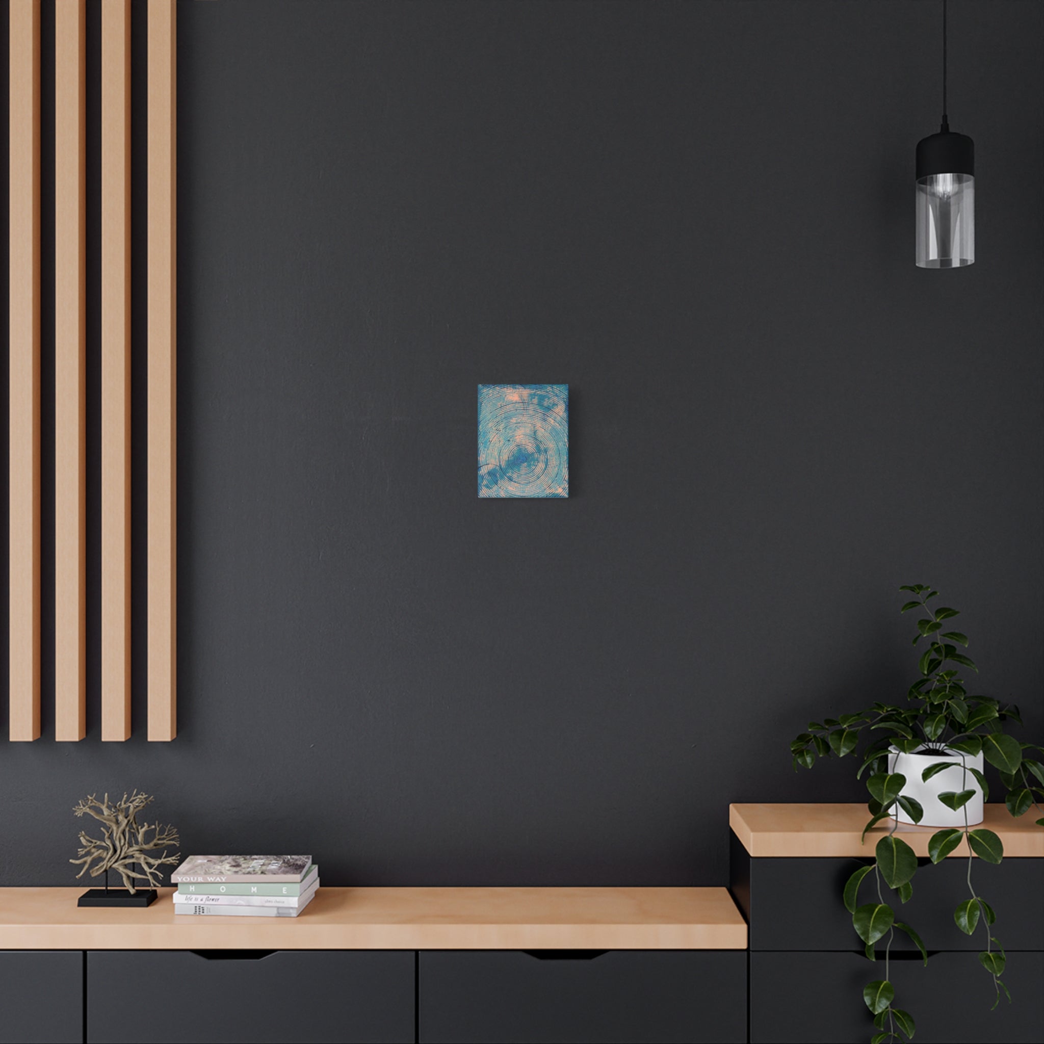 YU - 101123 - Abstract Wall Art by Asian Artist Contemporary Home Decor Print-Neutral Modern Art for Living Room or Bedroom