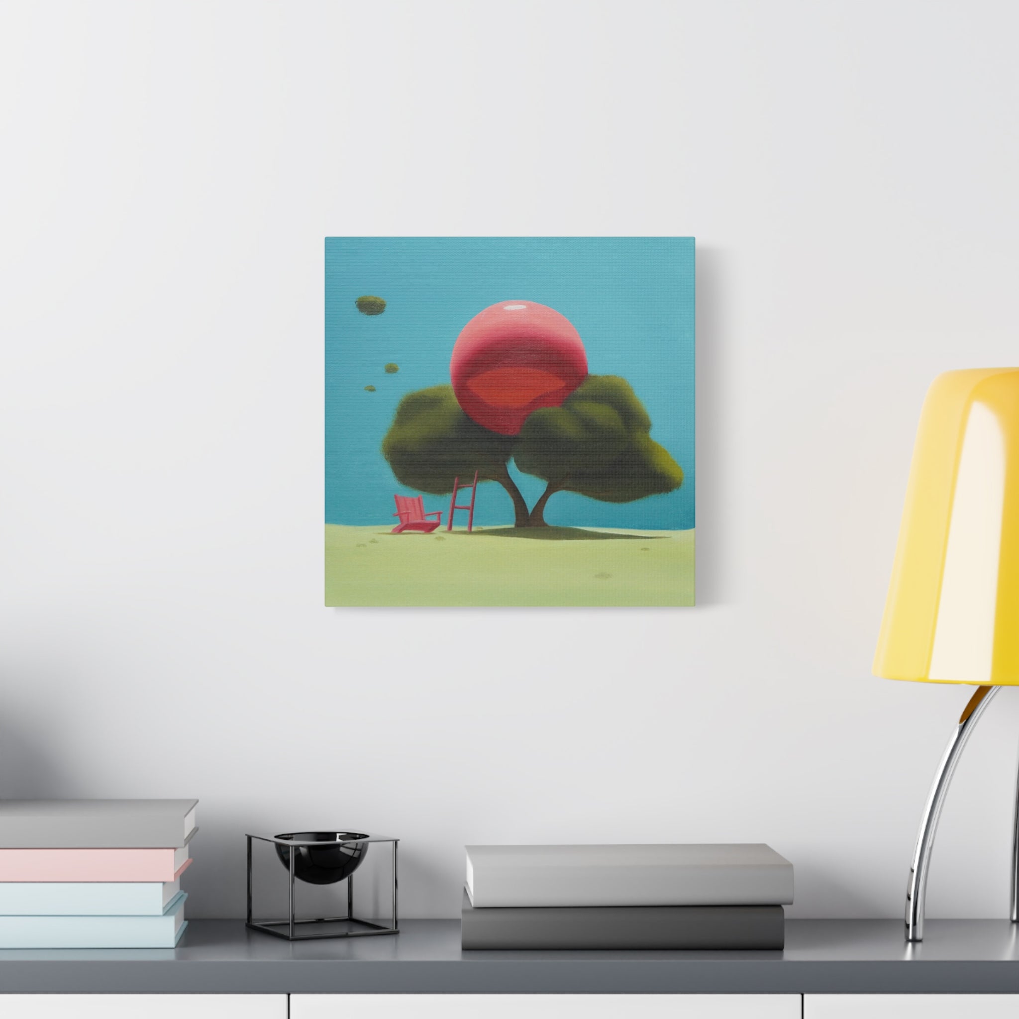 Dream of Greenland -  Contemporary Abstract Canvas Print  Young Asian Artist