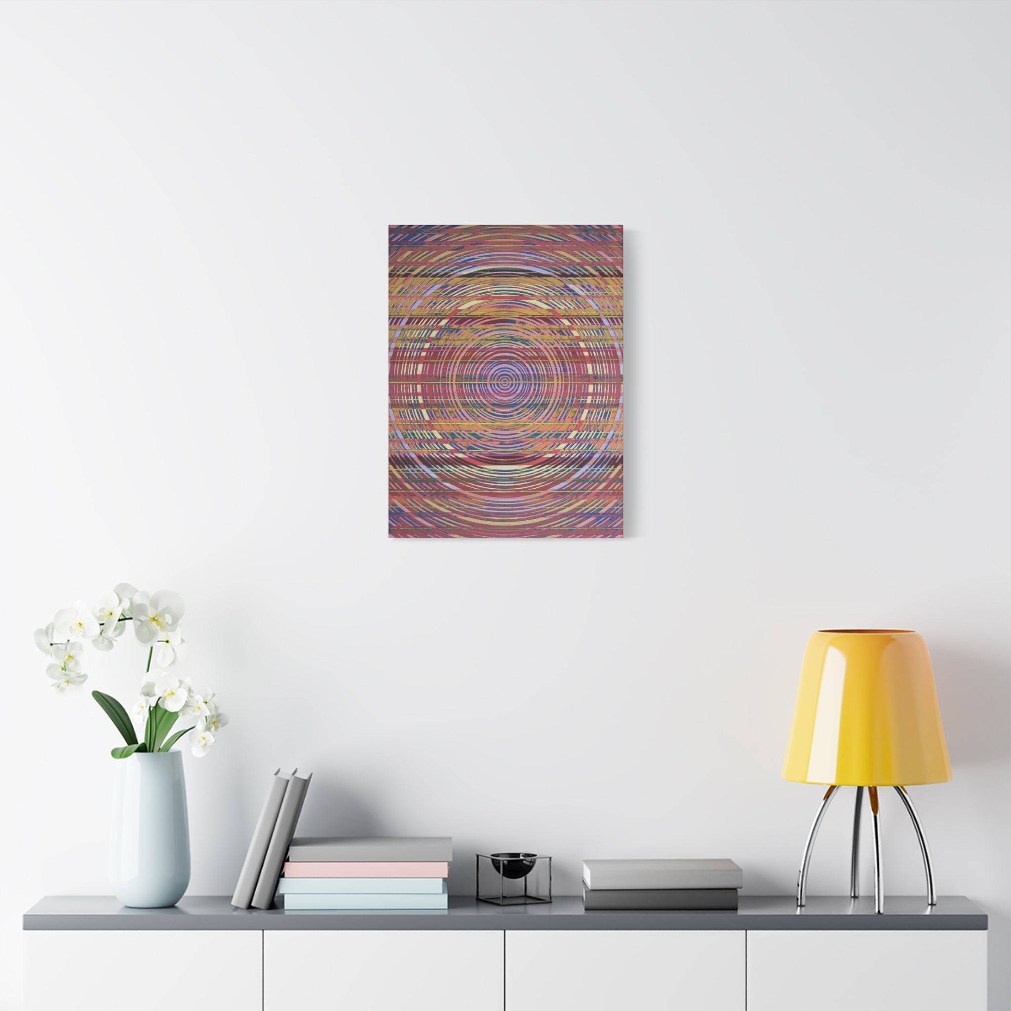 YU - 041223 - Abstract Wall Art by Asian Artist Contemporary Home Decor Print-Neutral Modern Art for Living Room or Bedroom