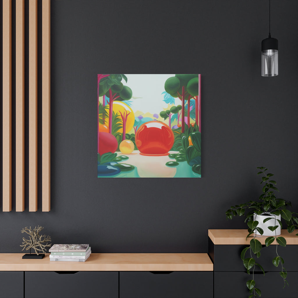 Secret Garden 3 -  Contemporary Abstract Canvas Print  Young Asian Artist