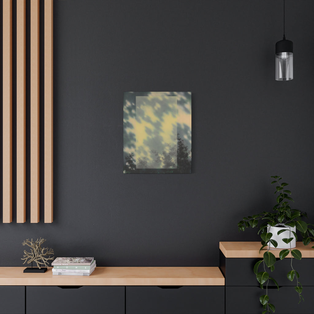 Shadow of a Tree -  Chinese  Contemporary abstract artist - Canvas Print - Gift for new year