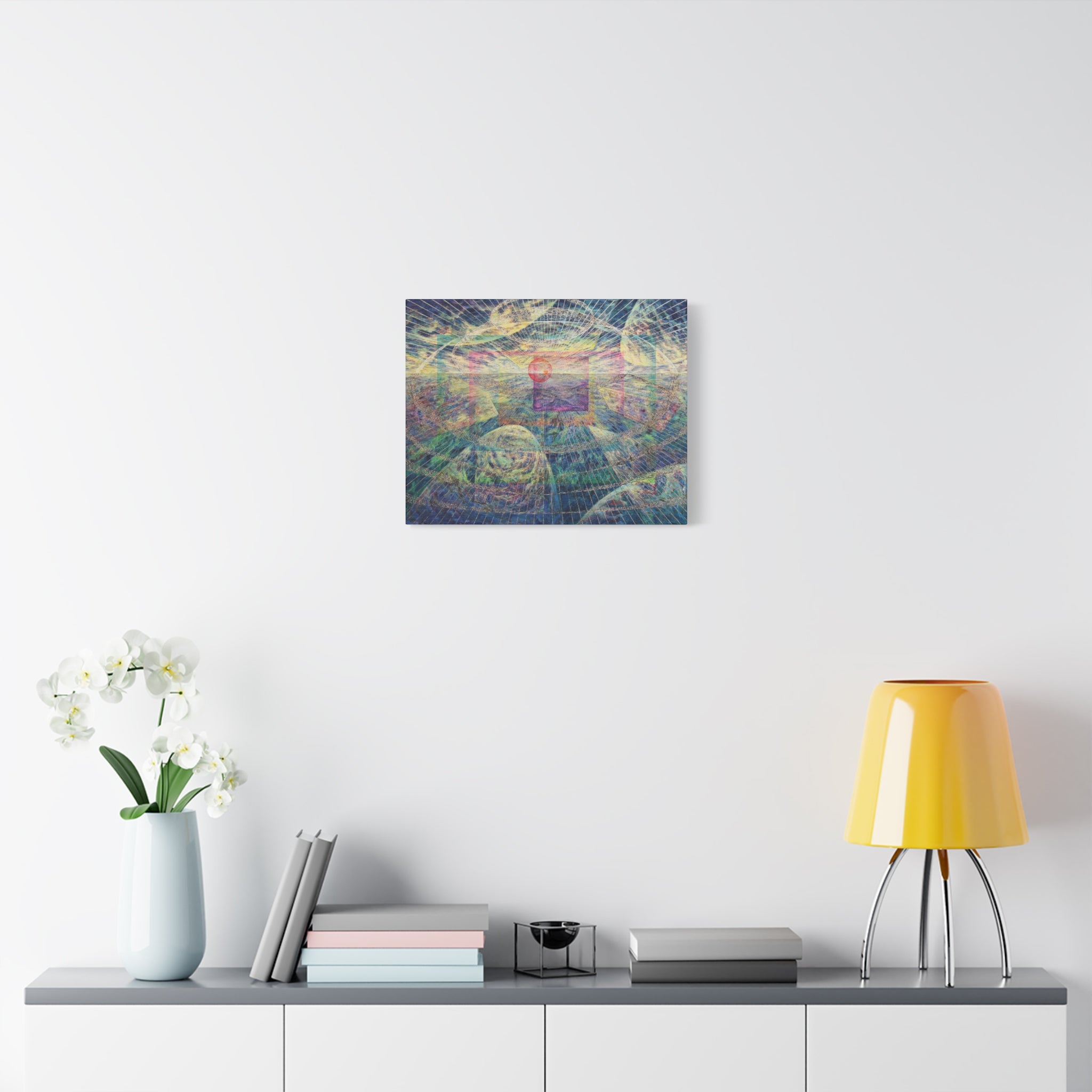 YU - 051619 - Abstract Wall Art by Asian Artist Contemporary Home Decor Print-Neutral Modern Art for Living Room or Bedroom