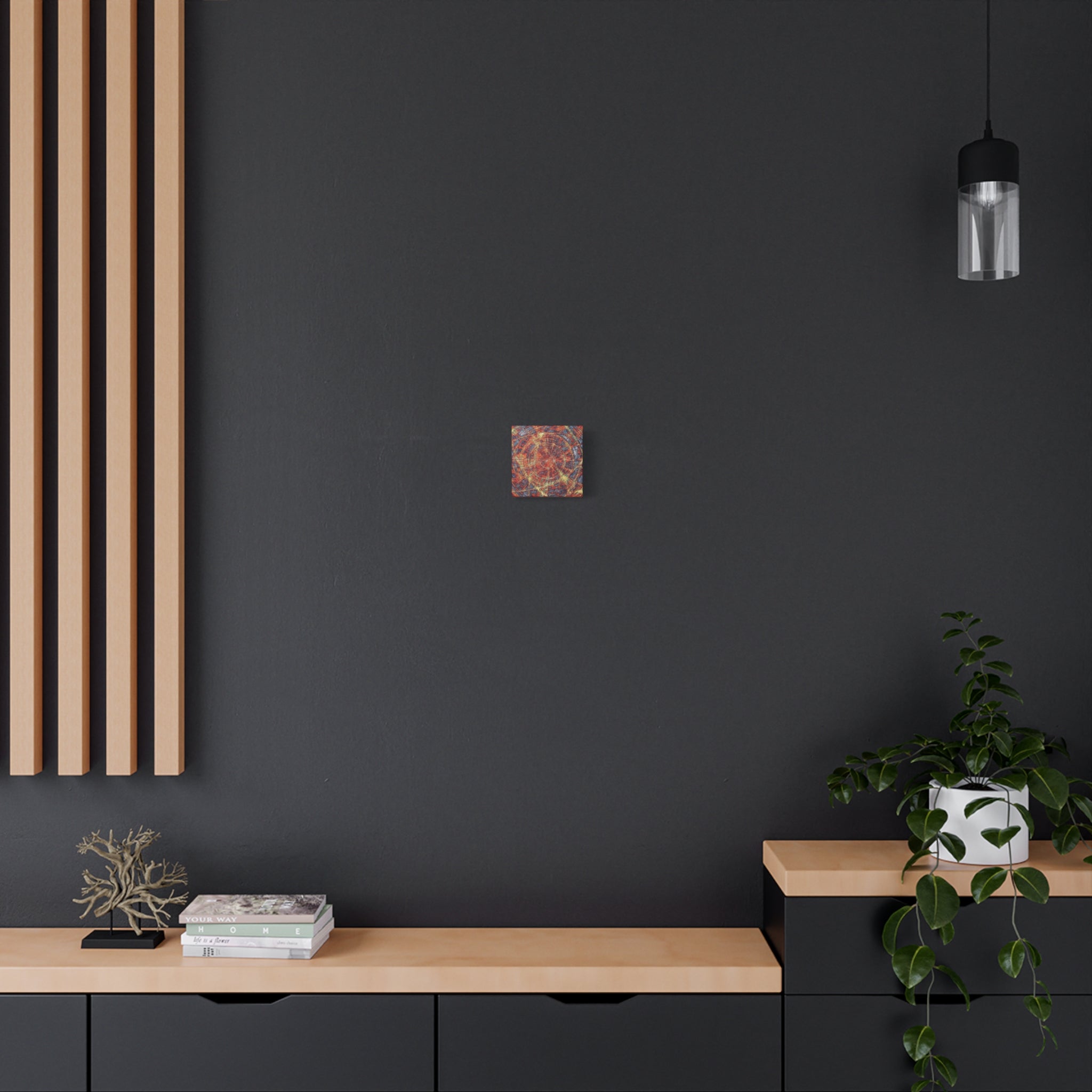 YU - 083024 - Abstract Wall Art by Asian Artist Contemporary Home Decor Print-Neutral Modern Art for Living Room or Bedroom