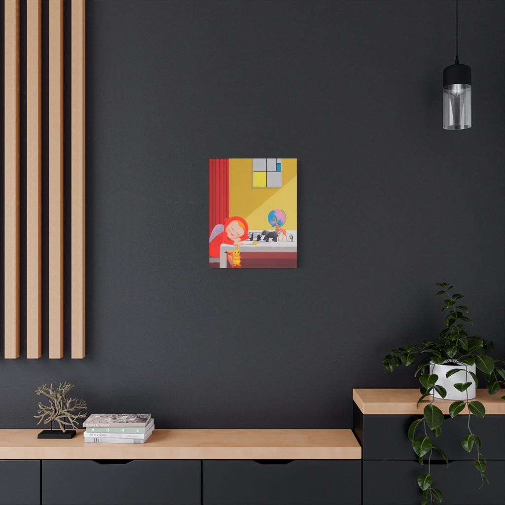 Little Girl - Chinese  Contemporary artist - Canvas Print - Artwork for kids