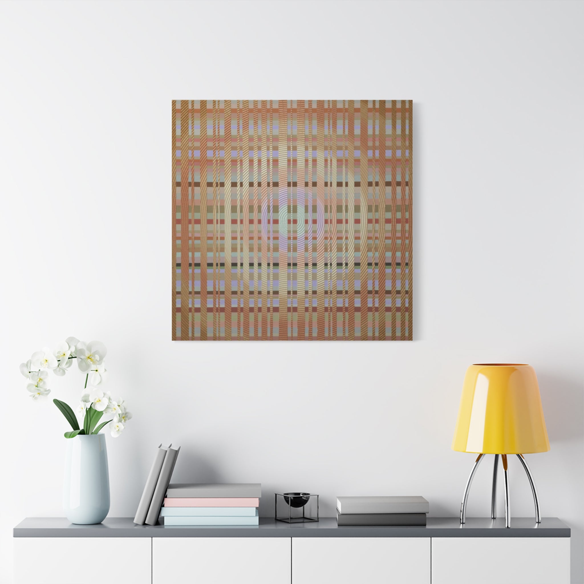 YU - 091224 - Abstract Wall Art by Asian Artist Contemporary Home Decor Print-Neutral Modern Art for Living Room or Bedroom