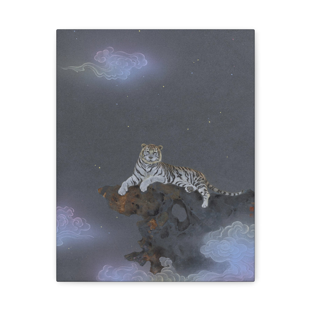 The King -  Chinese  Contemporary watercolor painting - Canvas Print - Gift for Chinese New Year