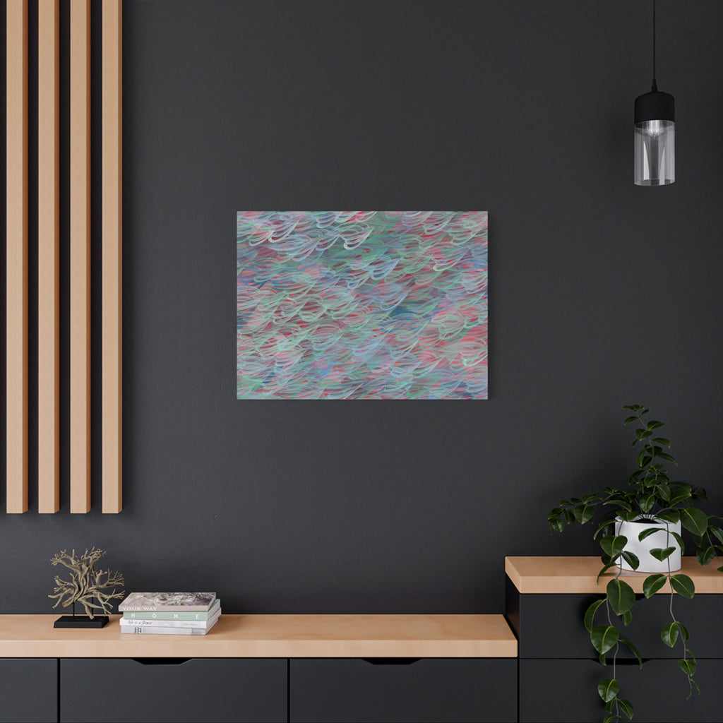 Feathered Dust - 090225 - Abstract Wall Art by Asian Artist Contemporary Home Decor Print-Neutral Modern Art for Living Room or Bedroom