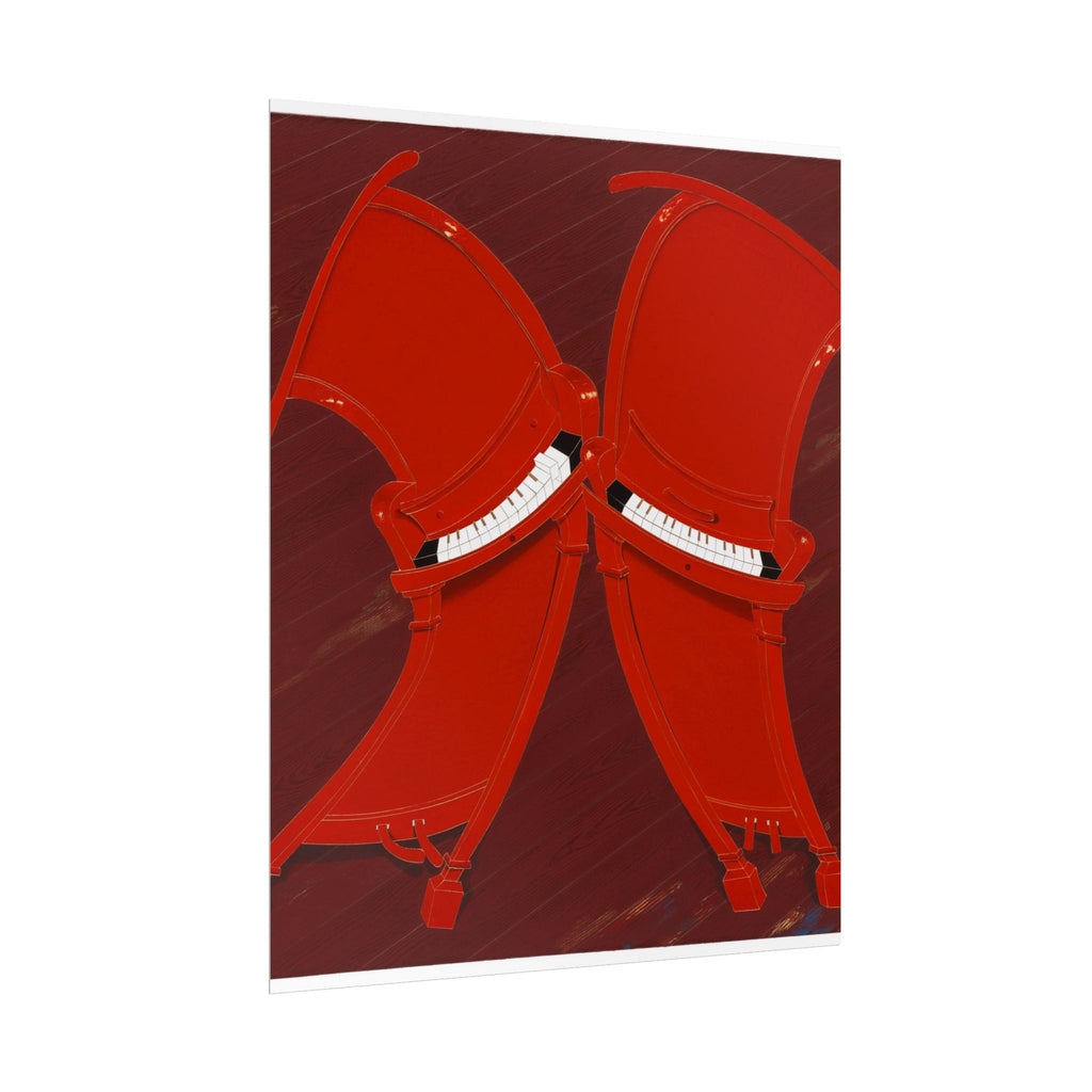 Piano  Art Poster,  Chinese Contemporary artist - Canvas Print - Artwork for new home