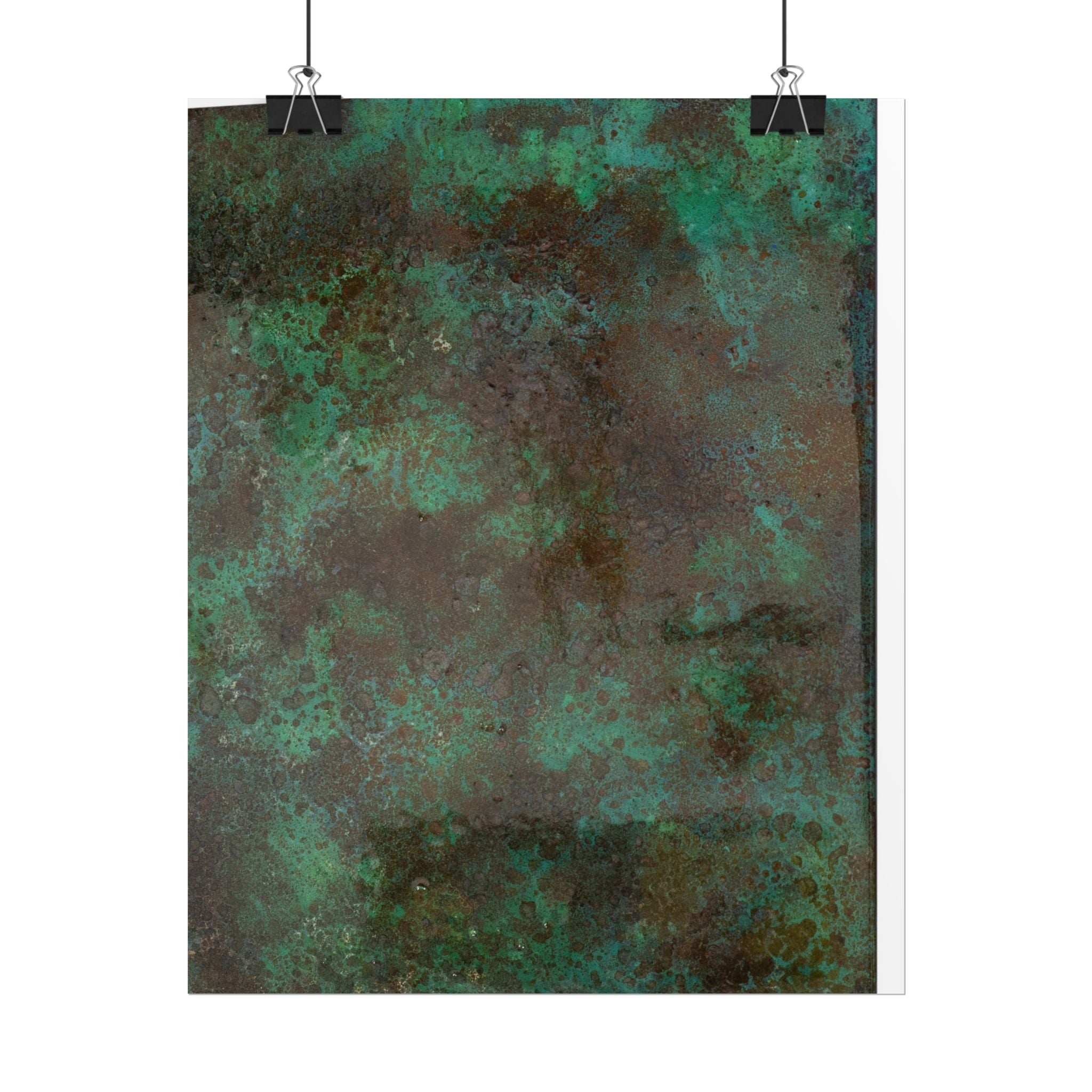 Rust Art Poster,  Chinese Contemporary Abstract artist - Canvas Print